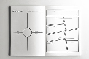 15 Hand Drawn UX Design Planners