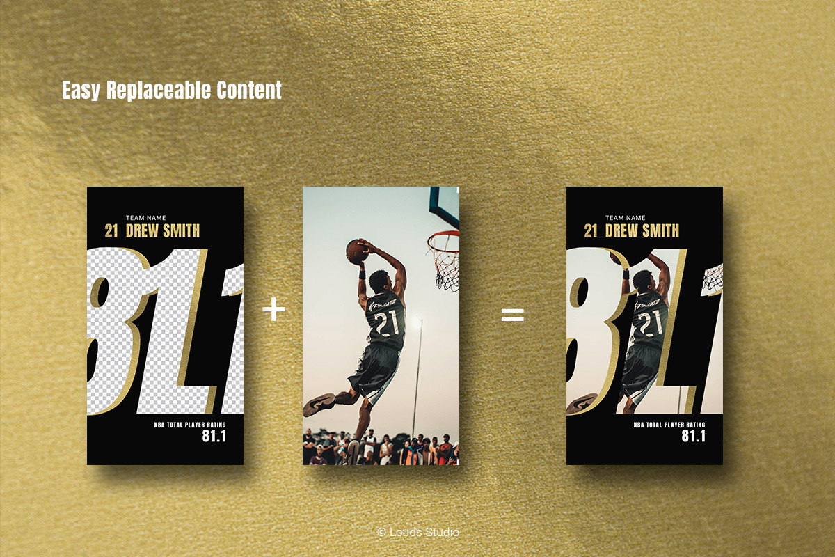 Golden Sports Instagram Stories, a Social Media Template by Louds Studio (Photo 6 of 6)
