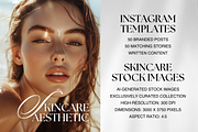Skincare Instagram Canva Templates, a Social Media Template by DesignsbyMariaStudio (Thumbnail 2 of 10)