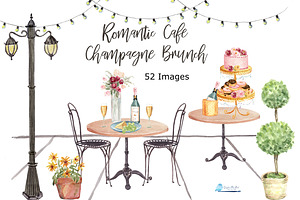 Champagne Brunch - Romantic Cafe