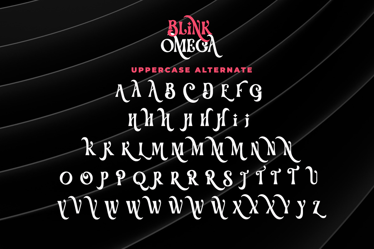 Blink Omega - Swash Serif Font, a Serif Font by Airotype (Photo 13 of 14)