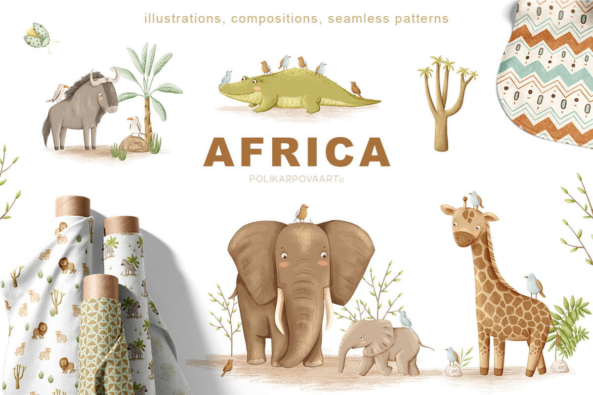 Big bundle of children's collections, an Animal Illustration by polikarpovaart (Photo 10 of 15)