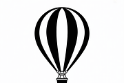 Hot Air Balloon Silhouette Set, an Illustration by BIPLOB EXPERT (Thumbnail 4 of 5)