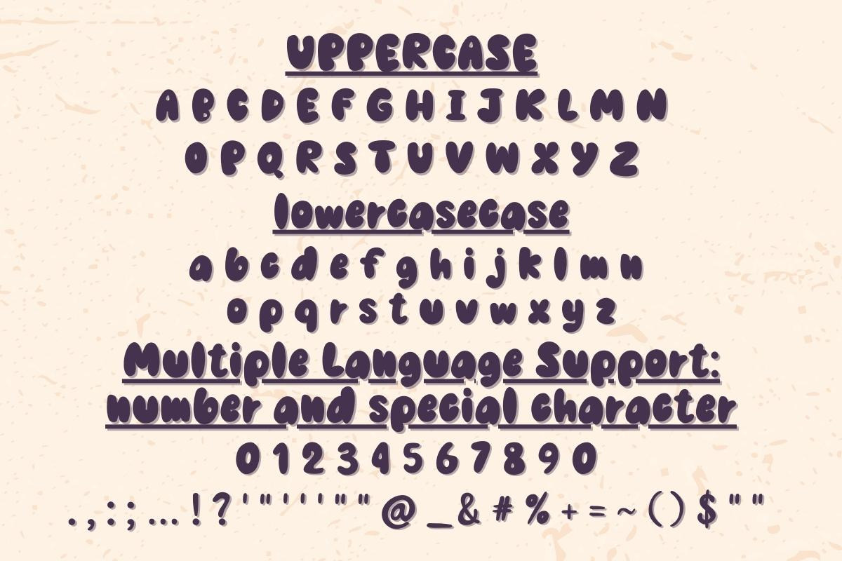 80s Groovy Retro - Handwritting, a Handwritten Font by Charmingbear59.design (Photo 5 of 5)