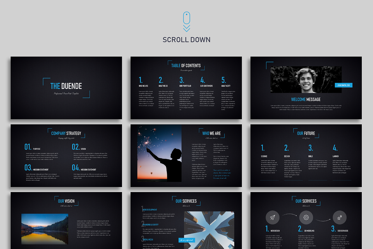 Duende Dark - Powerpoint Template, a Presentation Template by Helga_Design (Photo 15 of 16)