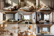 Aesthetic Japandi Home Interiors, an Architecture Photo by HipFonts (Thumbnail 6 of 11)