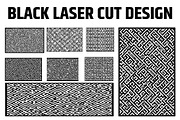Black Laser Cut Panel Designs, an Illustration by Creativeshirt (Thumbnail 1 of 9)