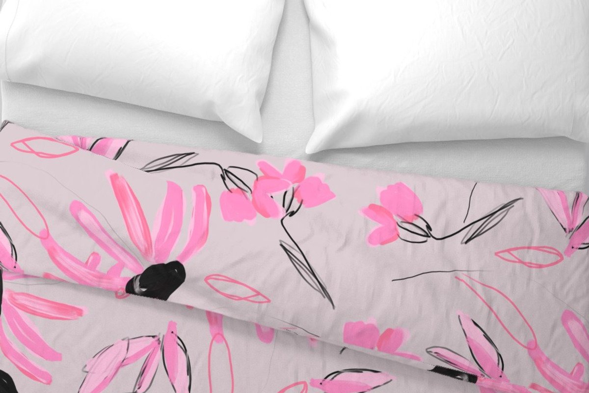 Cascading pink Daisy, a Pattern Graphic by Cotton Melon pattern Shop (Photo 4 of 6)