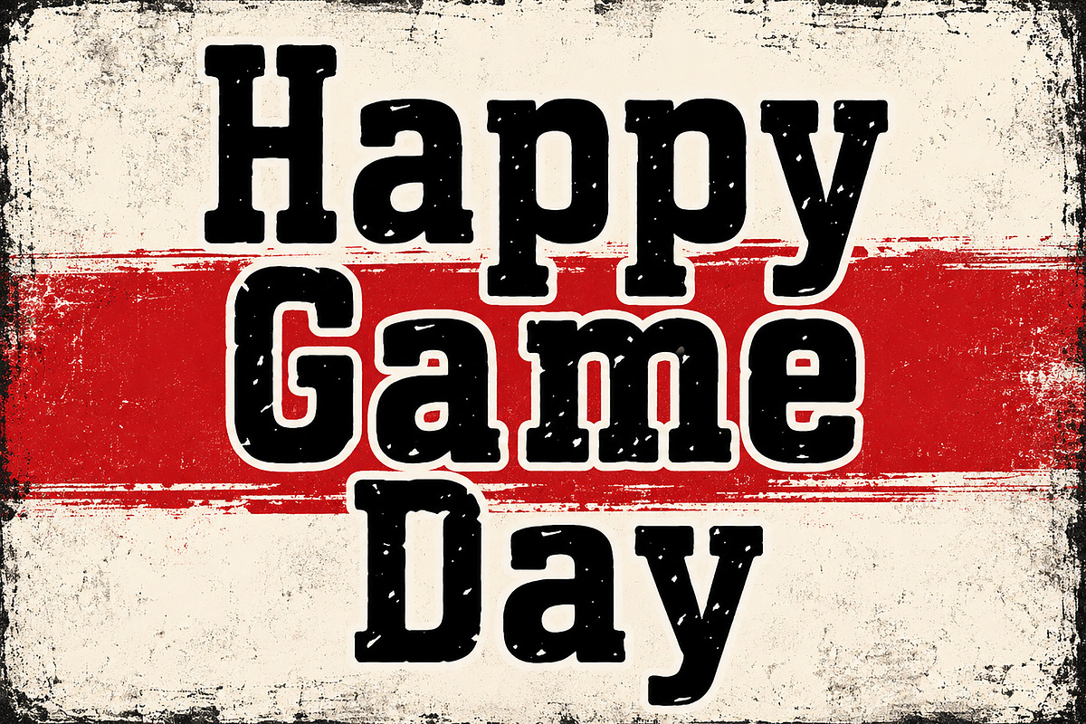 Happy Game Day, a Slab Serif Font by Wow Magic (Photo 2 of 5)