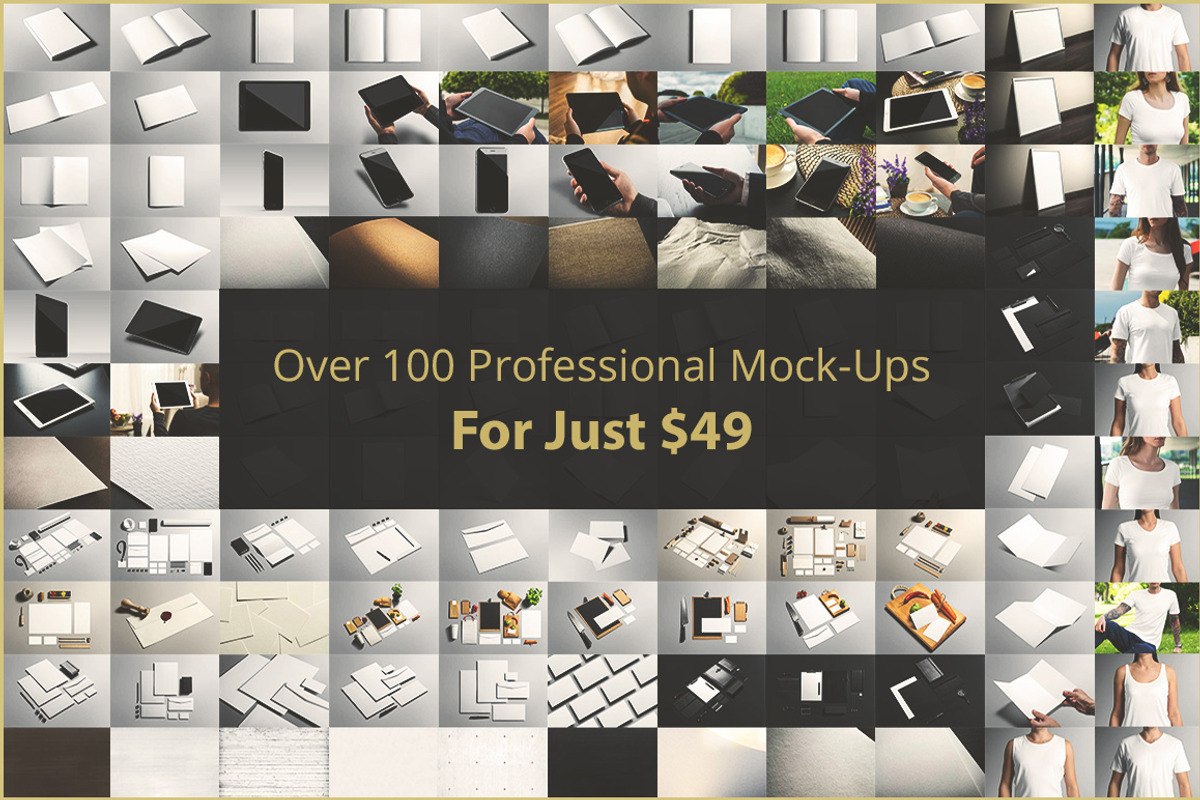 Branding Mock-up's Bundle, a Books & Magazine Mockup by Mockup Cloud (Photo 1 of 7)