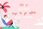 Little weekend | Handwritten font, a Handwritten Font by JuliaVolkova (Thumbnail 5 of 7)