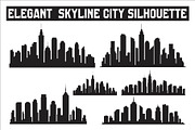 Elegant Skyline Silhouette Design, an Illustration by Amazin_art (Thumbnail 1 of 7)