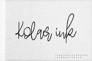 Kolaer Ink | Handwritten Font Sale, a Script Font by Katie Holland (Thumbnail 1 of 7)