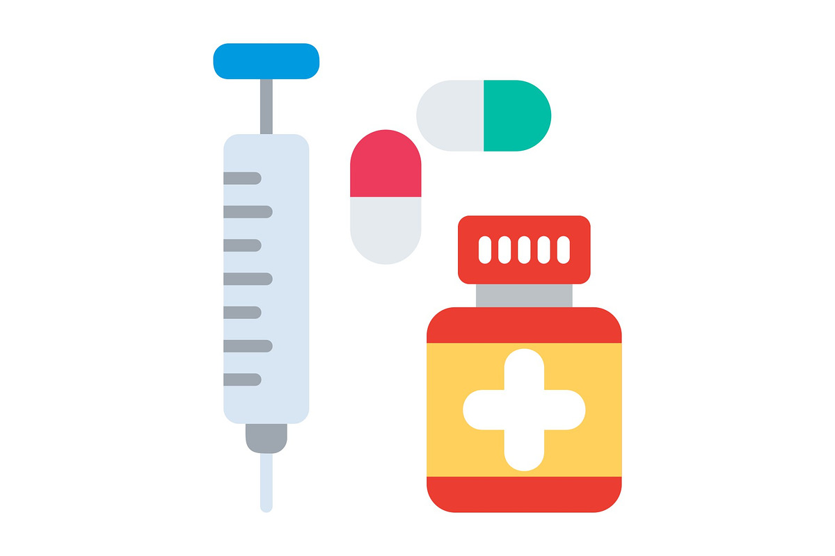Medicine Flat Icon, a Duotone Icon by Pexelpy (Photo 1 of 2)