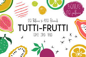 Tutti-Frutti, a Food Illustration by Annakniaz