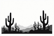 Cactus Desert Landscape Silhouette, an Illustration by abu67222 (Thumbnail 13 of 15)