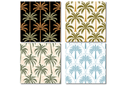 Palm Tree Tropical Seamless Patterns, a Pattern Graphic by wind mill (Thumbnail 2 of 3)