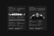 Dark DJ Press Kit / EPK Template, a Resume Template by vinyljunkie (Thumbnail 4 of 11)