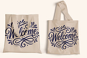 Welcome Typography Hand Lettering, a Decorative Illustration by Ghagra (Thumbnail 6 of 7)