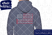 Golf themed American Flag SVG file, a Sport Illustration by Atlantic Artistry (Thumbnail 3 of 3)
