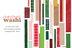 Christmas Layerable Washi Tape