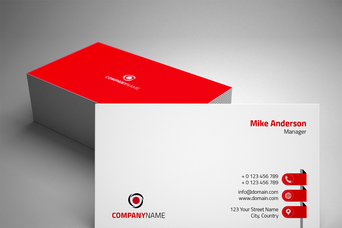 Minimal Business Card, a Business Card Template by designSultan (Photo 1 of 4)