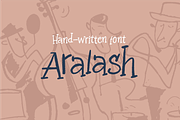 Aralash serif handwritten font, a Font by Visio studio (Thumbnail 1 of 11)