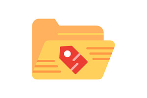 Tag Flat Icon, a Duotone Icon by Pexelpy