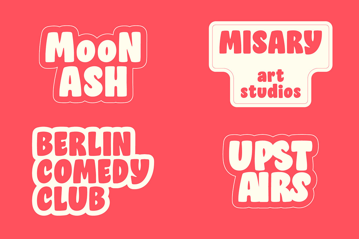 Bopeluna | Bold Playful Display Font, a Sans Serif Font by Koplexs Studio (Photo 5 of 10)