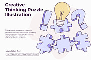 Creative Thinking Puzzle, an Object Illustration by Partikusi Design (Thumbnail 2 of 3)