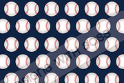 Boston Baseball Digital Paper, a Pattern Graphic by Designs With Sass (Thumbnail 4 of 4)