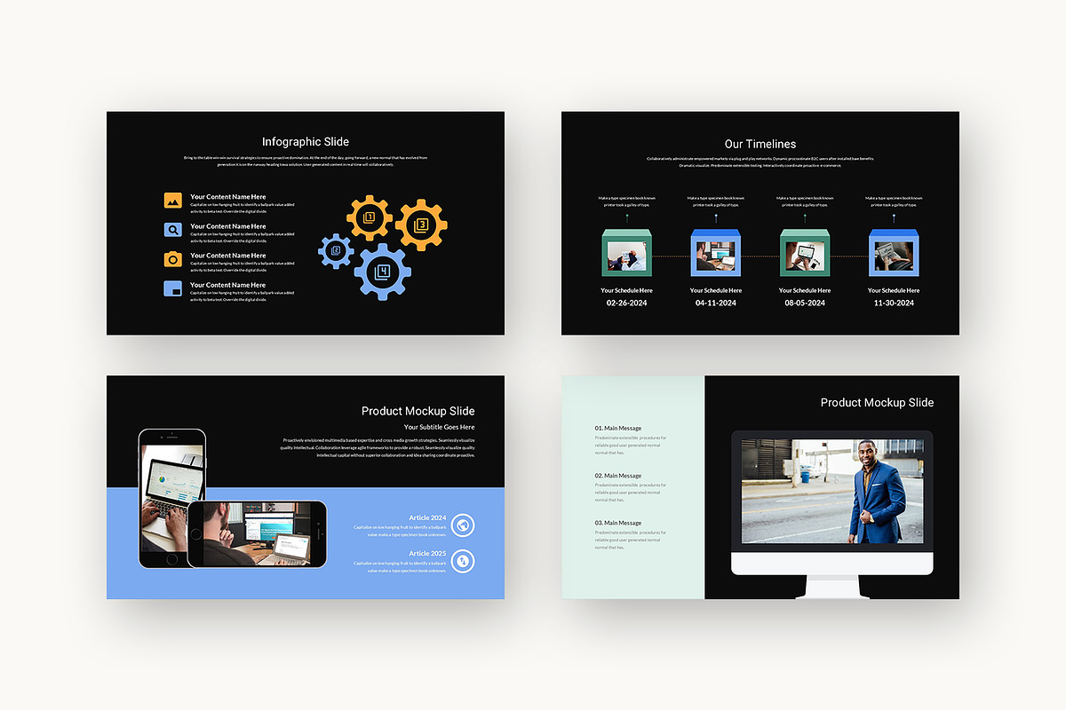 Khe : Annual Report Powerpoint, a Presentation Template by Punkl Camp (Photo 14 of 16)