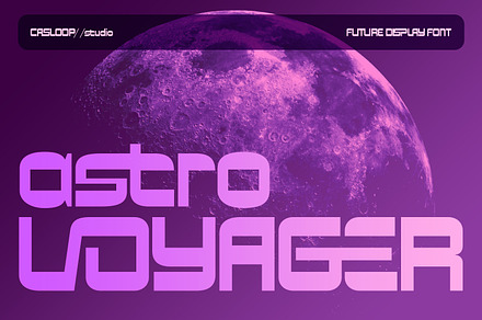 Astro Voyager, a Font by Casloop Studio