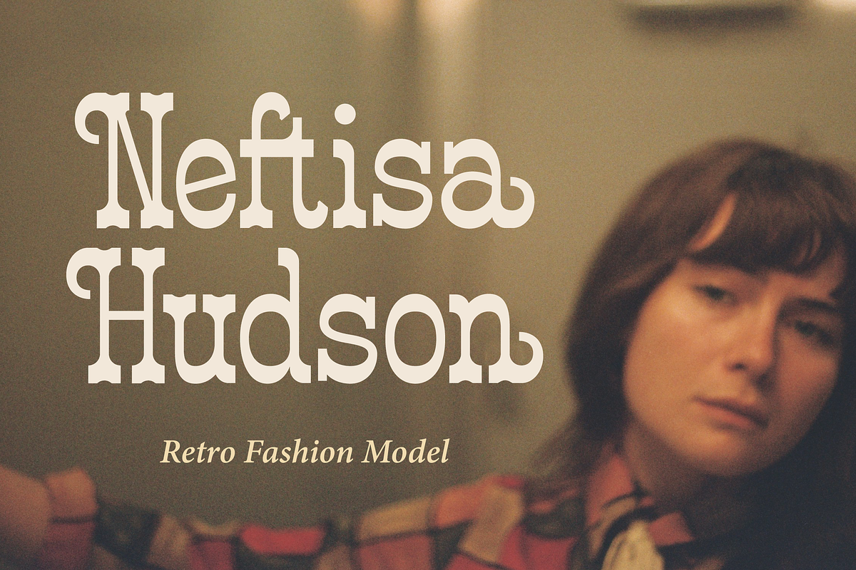 Erikoji | Retro Slab Serif, a Slab Serif Font by Denustudios (Photo 11 of 16)