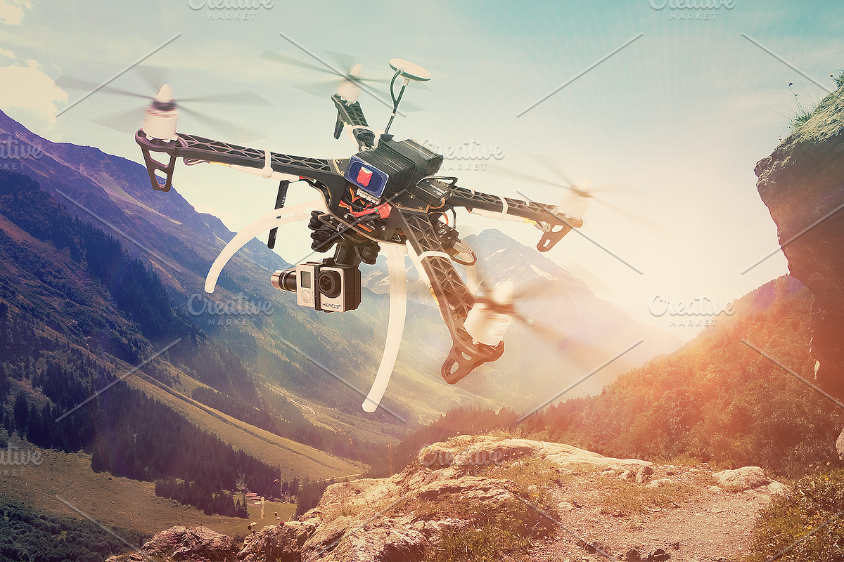 Flying Drone Wallpaper, a Wallpaper Graphic by The Drone Shop (Photo 2 of 2)