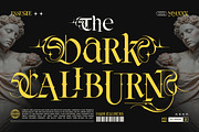 Sunsurya Blackletter Typeface, a Blackletter Font by alit design (Thumbnail 9 of 19)