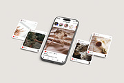 Social Media Instagram Post Mockups, an iPhone Mockup by Difa Design (Thumbnail 4 of 5)