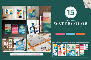 Modern Watercolor Expression Print
