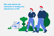 Folk Factory – Character Creator, a Person Illustration by mockstar (Thumbnail 4 of 13)