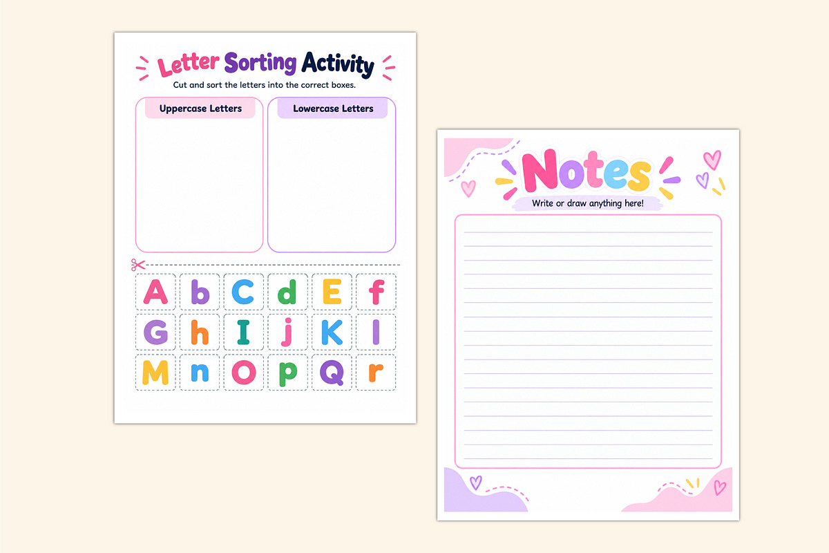 Letter Recognition Activities, a Stationery Template by Shumaya (Photo 5 of 5)