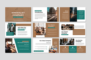 Minimalist Company Keynote Template