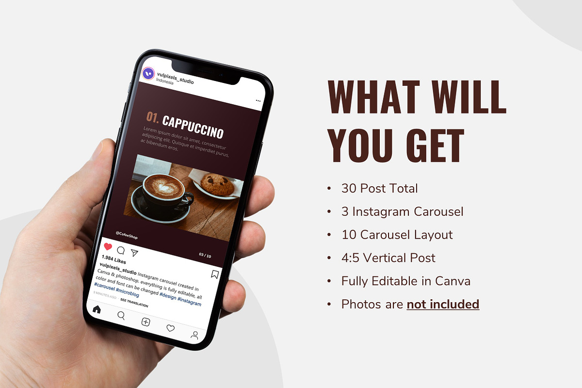 Coffee Instagram Carousel