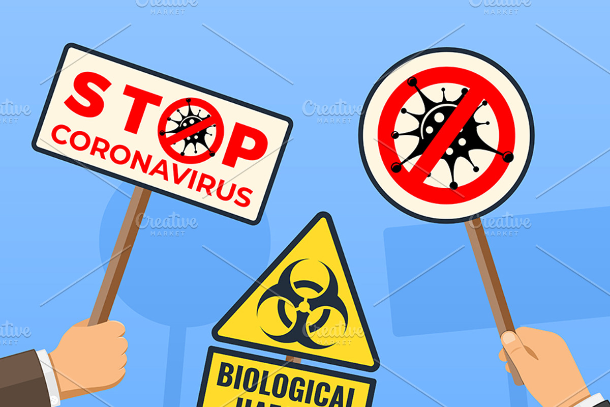 Covid-19 Coronavirus Stop 2019-nCoV, a Healthcare Illustration by TAlex (Photo 4 of 6)