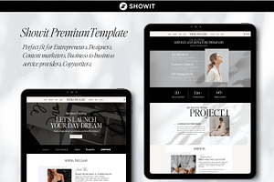 Showit Web Template, Showit Template