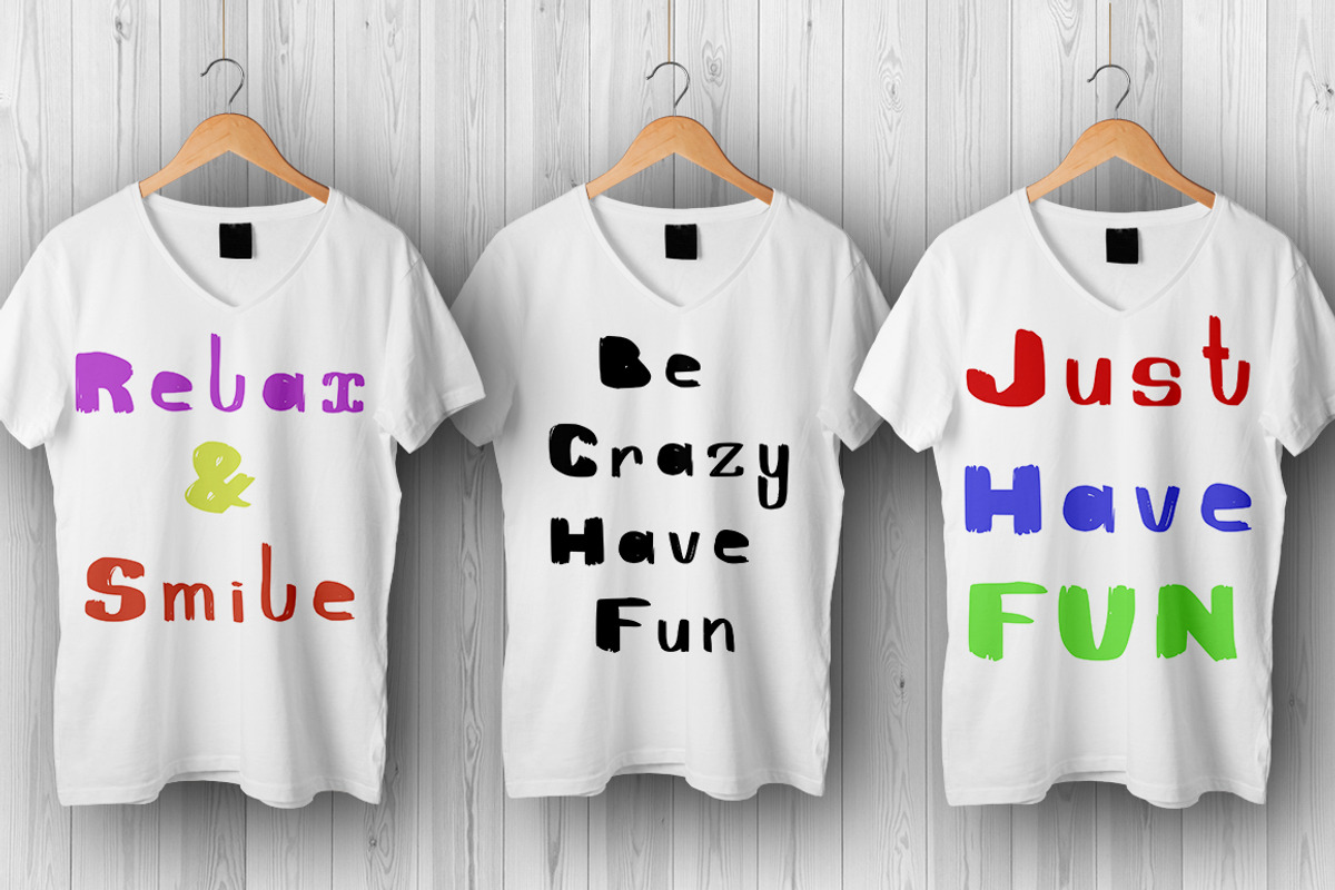 FunnyFont | Brush Font preview 2