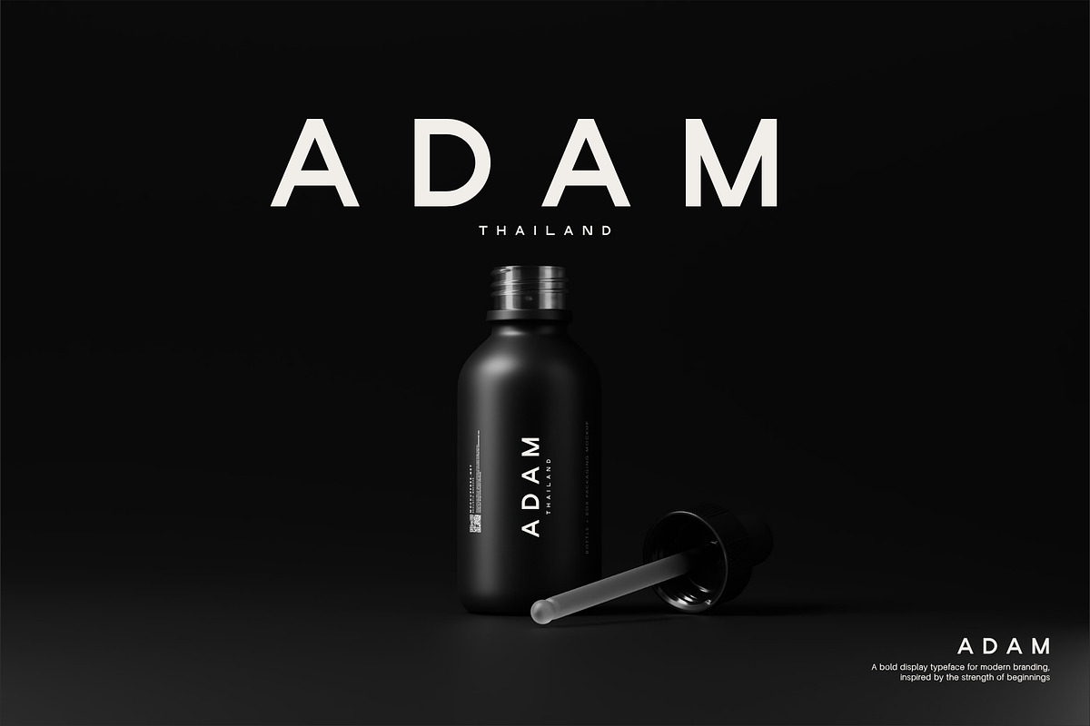 ADAM - Regular Sans Serif, a Sans Serif Font by BURSTYPE (Photo 4 of 10)