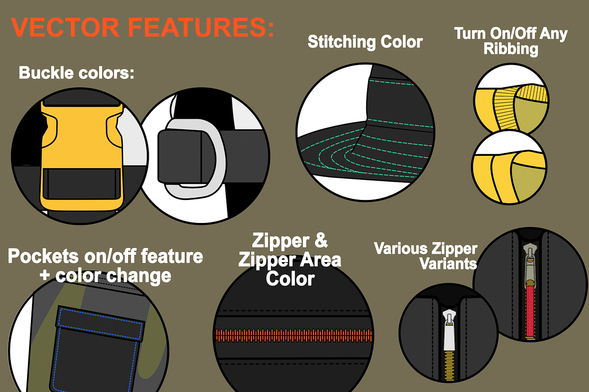 Vector Clothing Mockups Bundle, an Apparel Mockup by Infinity Mockups (Photo 8 of 11)