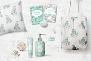 Tropical watercolor patterns, a Pattern Graphic by BrushArtDesigns (Thumbnail 4 of 4)