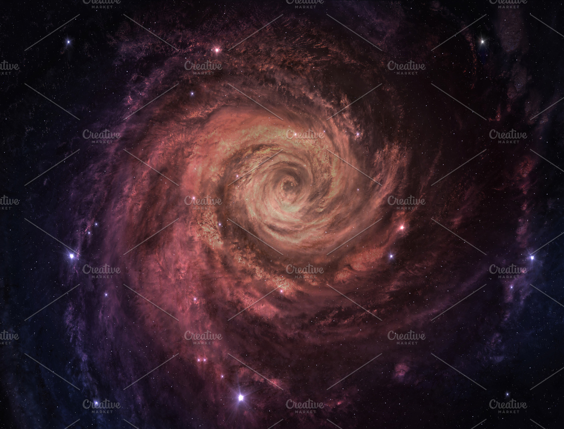 Spiral galaxy., an Abstract Photo by Buradaki