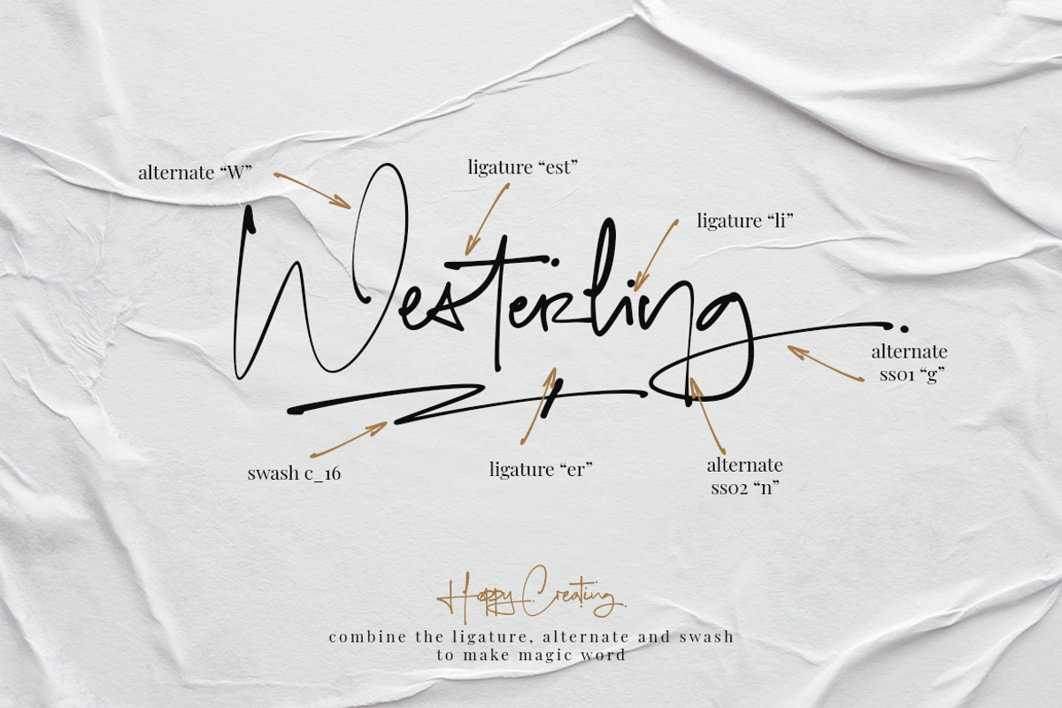 Signaturing - An Inky Handwritten, a Script Font by Nooh Space x Masa Fonts (Photo 13 of 18)